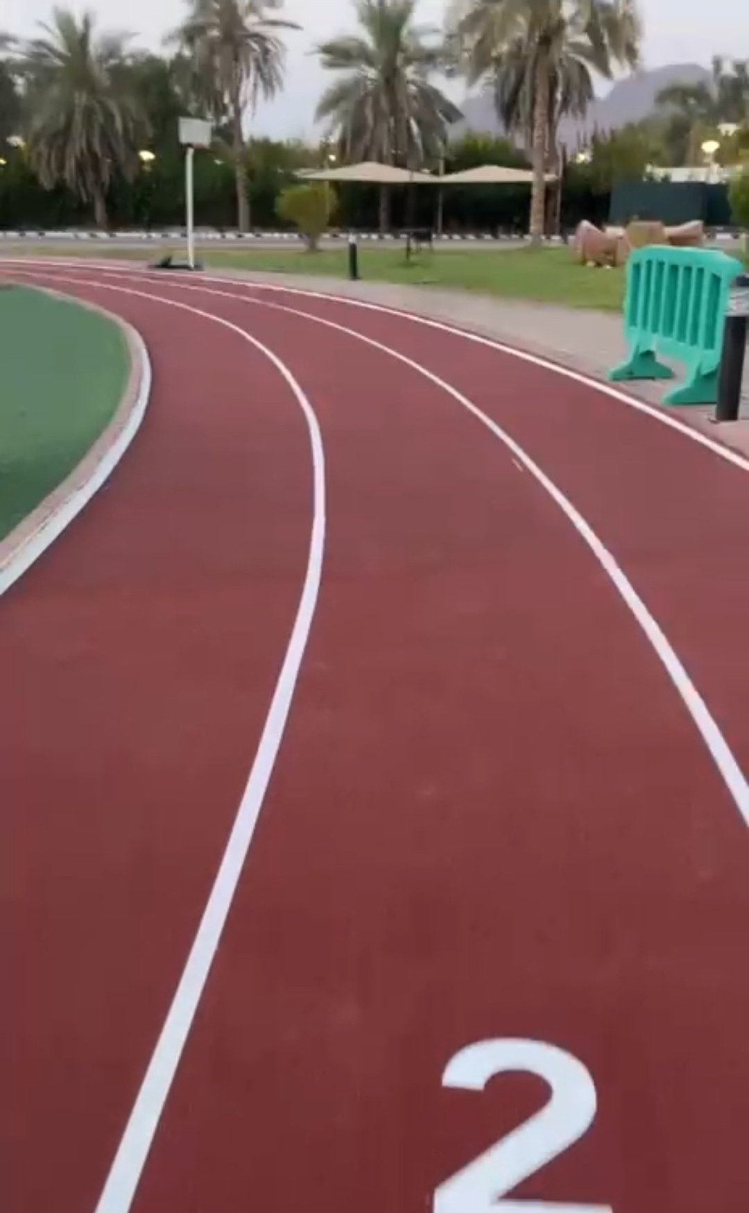 مضمار الجري بعد اكتمال التجديد
